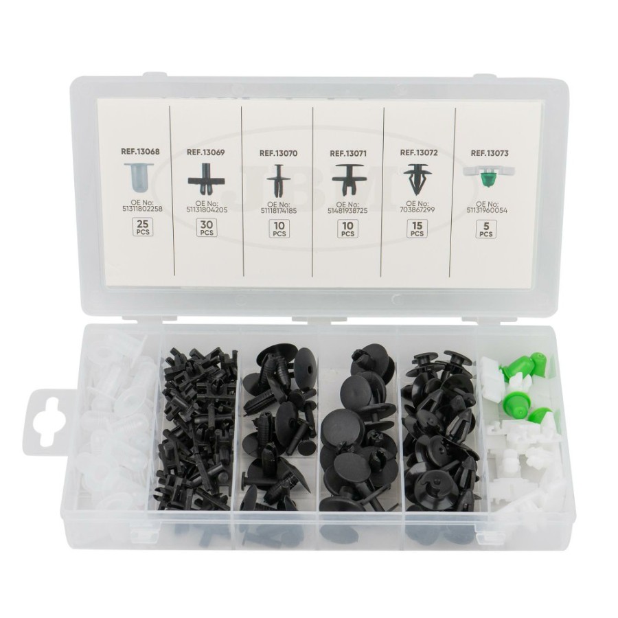 Consumibles JBM | Estuche De Clips Plasticos Bmw 95 Pcs