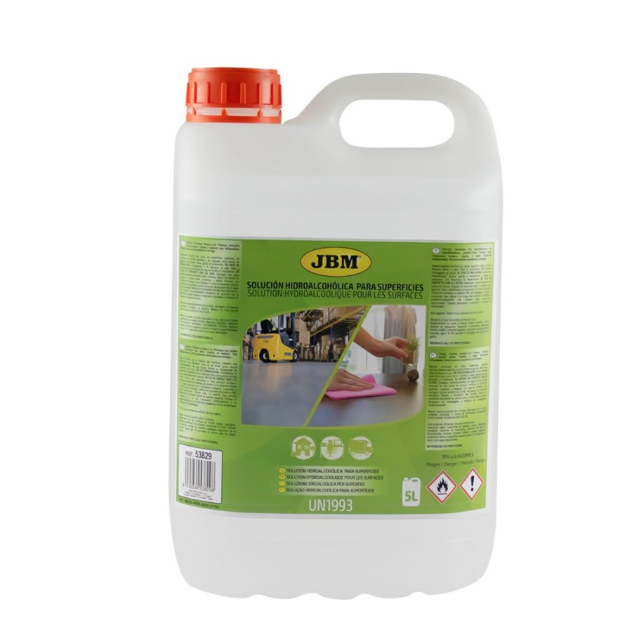 Proteccion Y Seguridad JBM | Solucion Hidroalcoholica Para Superficies 5L