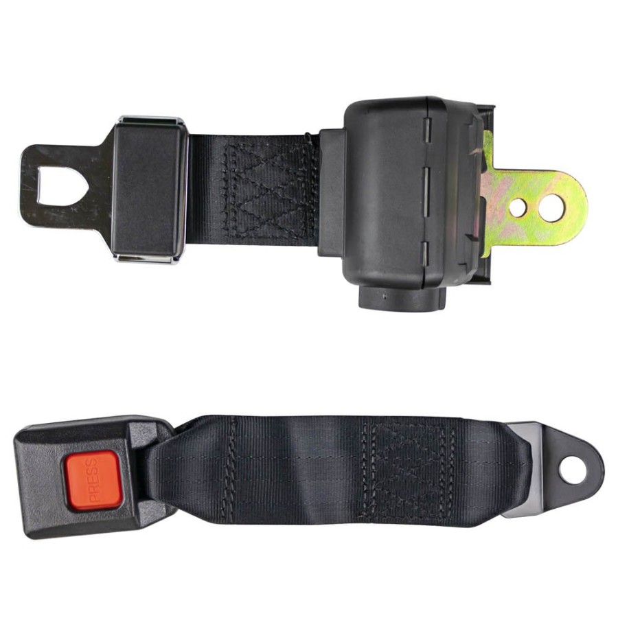Kit Emergencia Y Seguridad JBM | Cinturon De Seguridad De 2 Puntos Enrollable Para Autocares