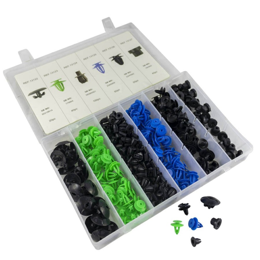Consumibles JBM | Estuche De Clips Plasticos Vauxhall/Opel 300 Pcs