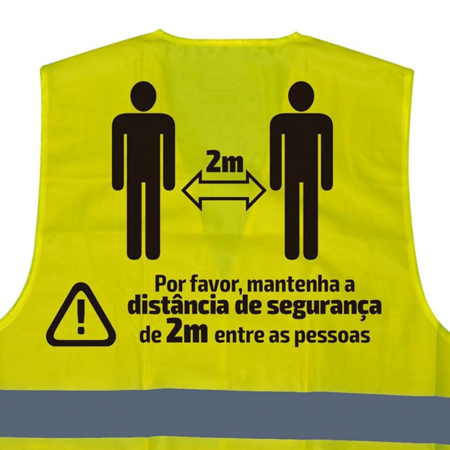 Proteccion Y Seguridad JBM | Chaleco De Alta Visibilidad Serigrafiado - 2 Metros - Pt
